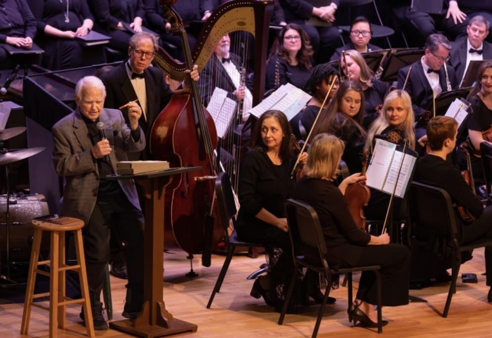 7 Former Gov. George Nigh, Rodgers &
Hammerstein concert, 2023 (Chris Lo)